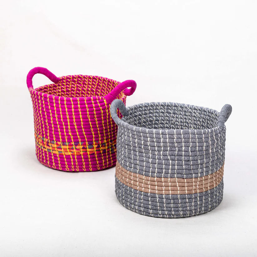 Large Multi-Purpose Storage Basket with Handles
