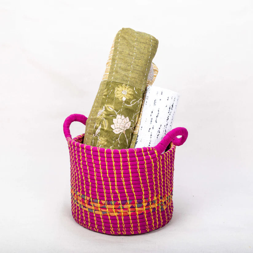 Large Multi-Purpose Storage Basket with Handles
