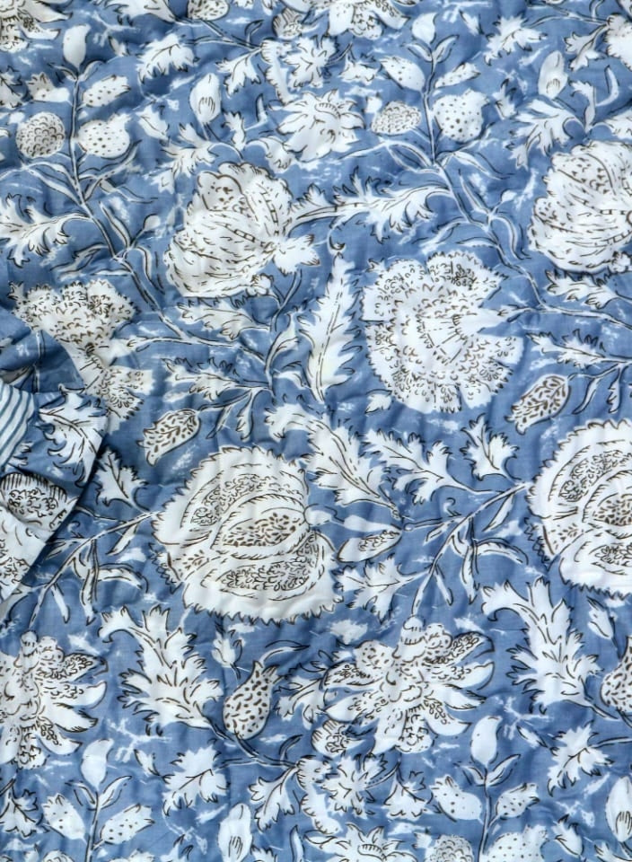 King Size Razai Quilt – 108"x108" Premium Cotton Comforter