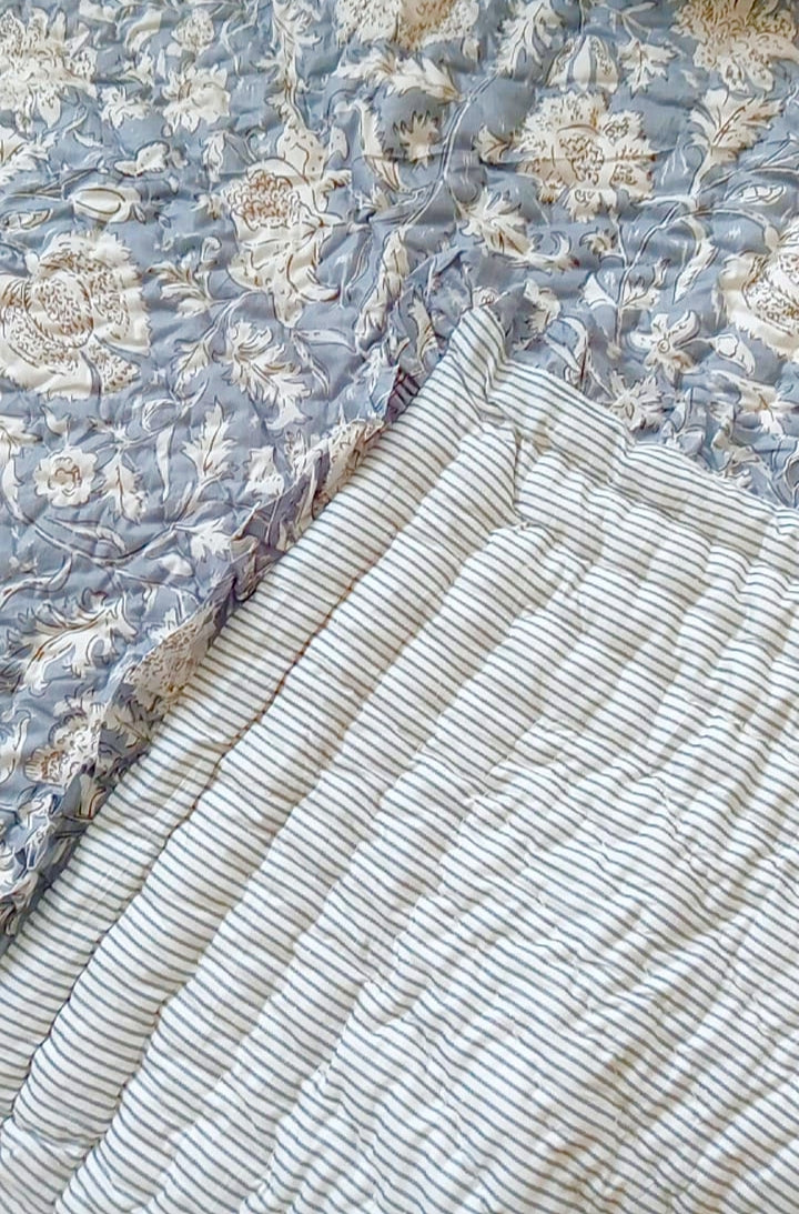 King Size Razai Quilt – 108"x108" Premium Cotton Comforter