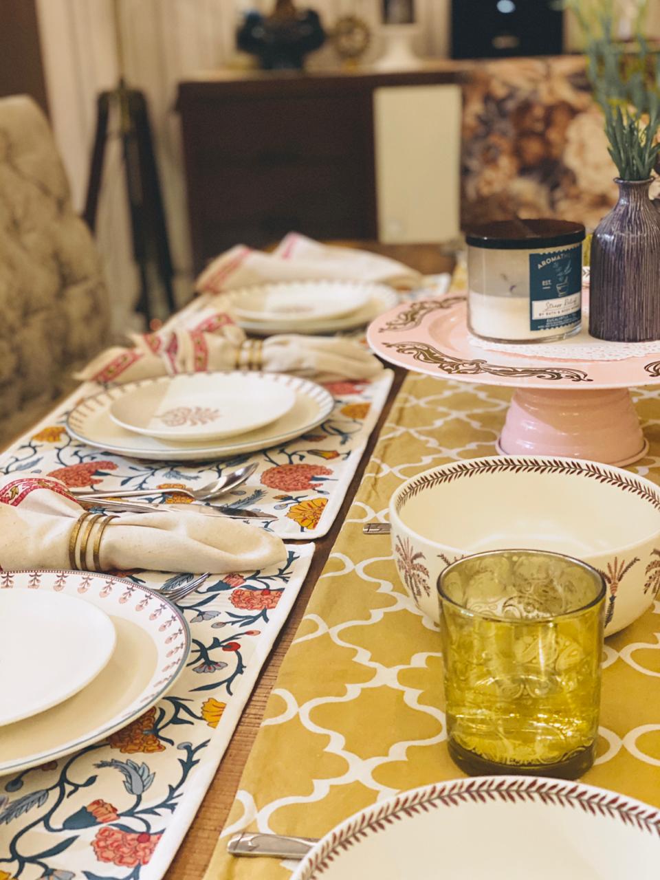 Handwoven Natural Cotton Table Mats – Set of 2