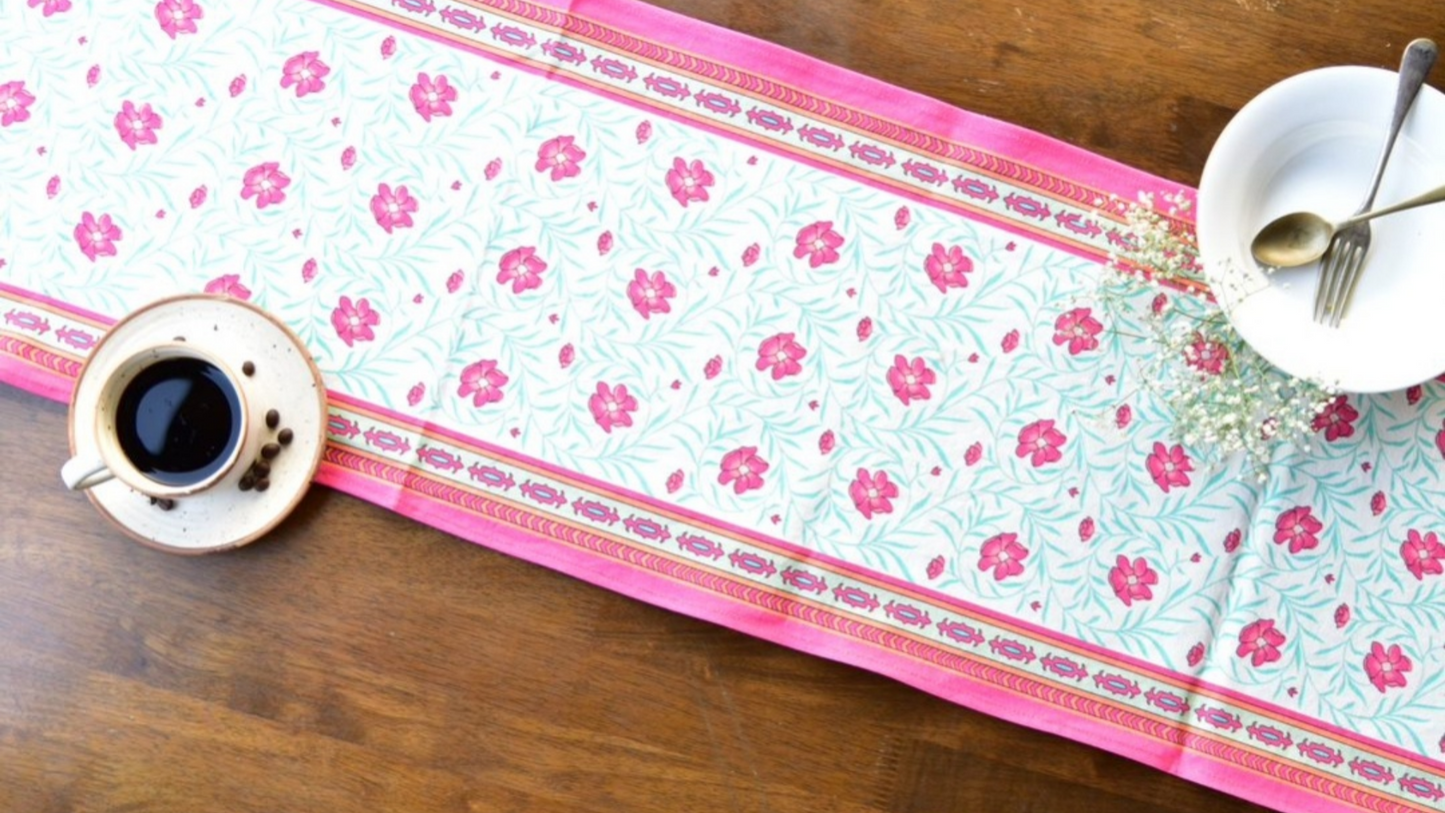 Soft & Durable Cotton Table Runner – 13"x72" for Dining