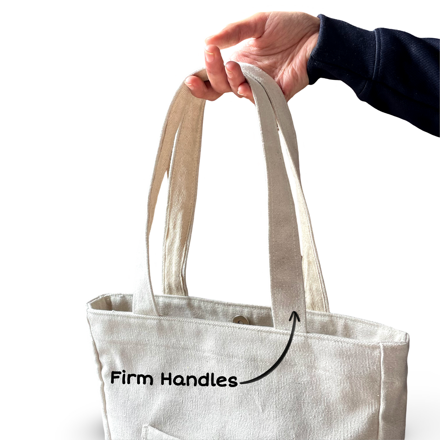 Personalized Canvas Tote Bag with Inspiring Quotes – Durable & Stylish