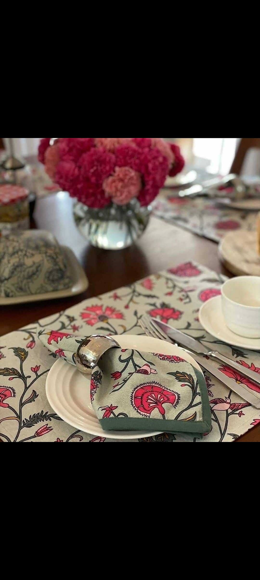 Handwoven Natural Cotton Table Mats – Set of 2