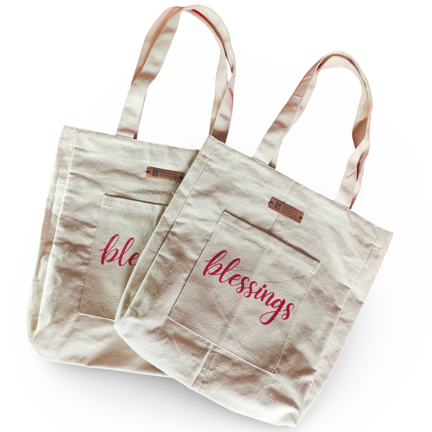PersonalizeMe Tote – Custom Quotes with Handy Pockets