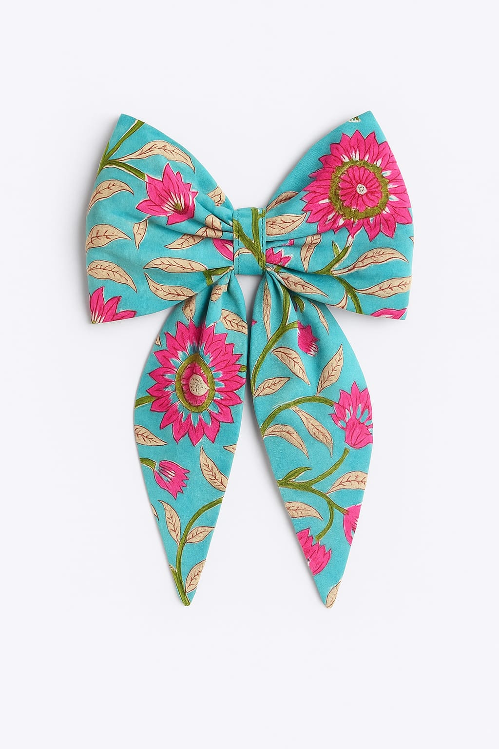 Floral Fabric Bows for Pet Leashes