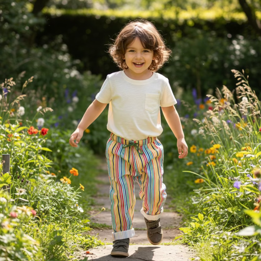 100% Cotton Summer Unisex Pants for Kids