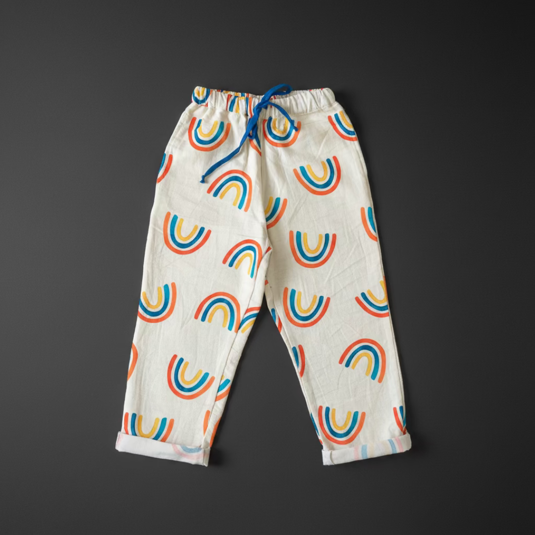 100% Cotton Summer Unisex Pants for Kids