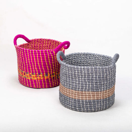 Large Multi-Purpose Storage Basket with Handles