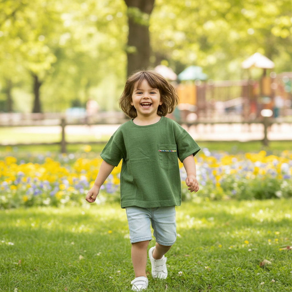 Drop shoulder 100% Premium Cotton Casual Shirt for Kids | Toddlers