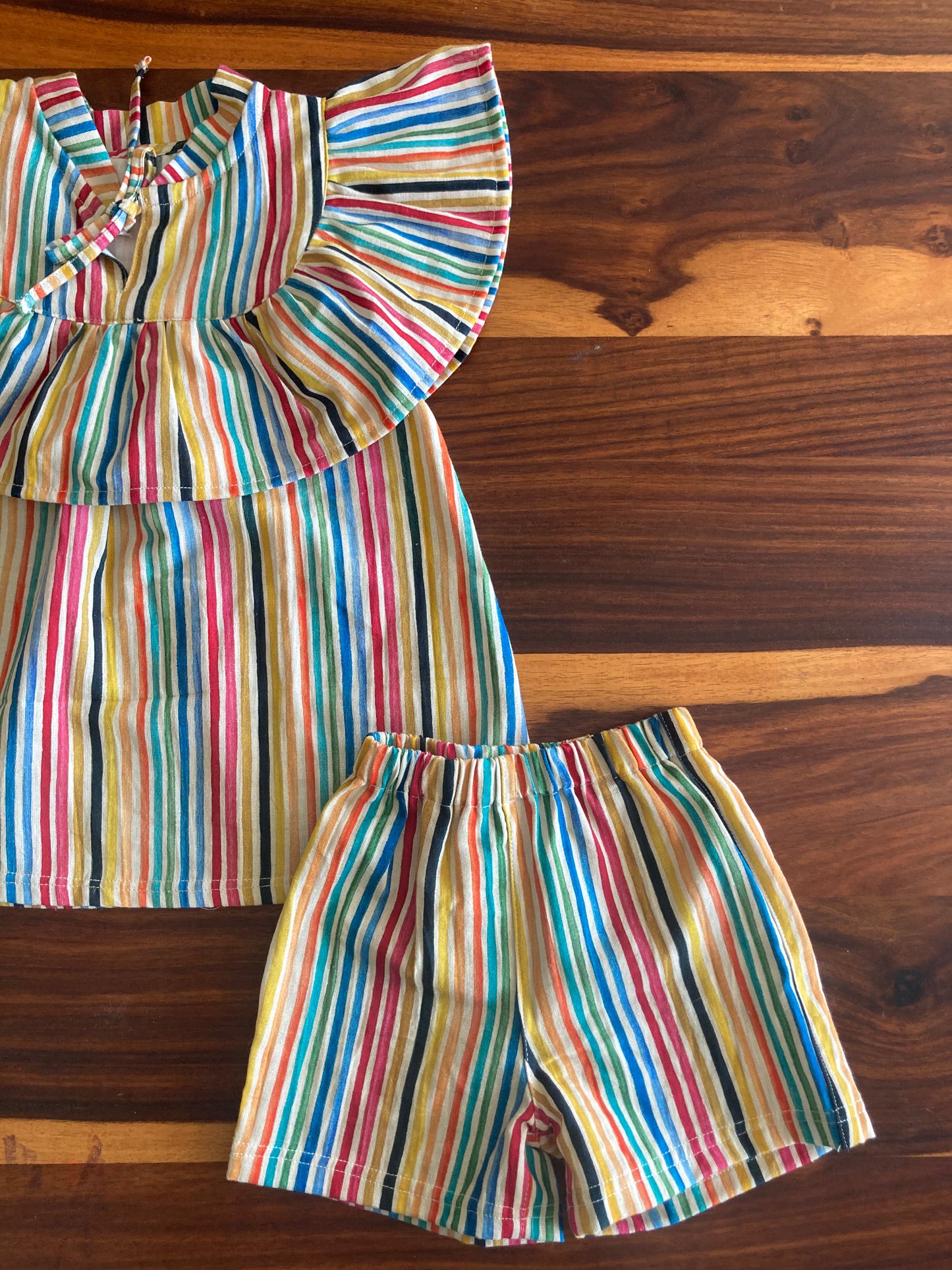 100% cotton Flutter Tunic Two-Piece Set for Kids | Toddlers