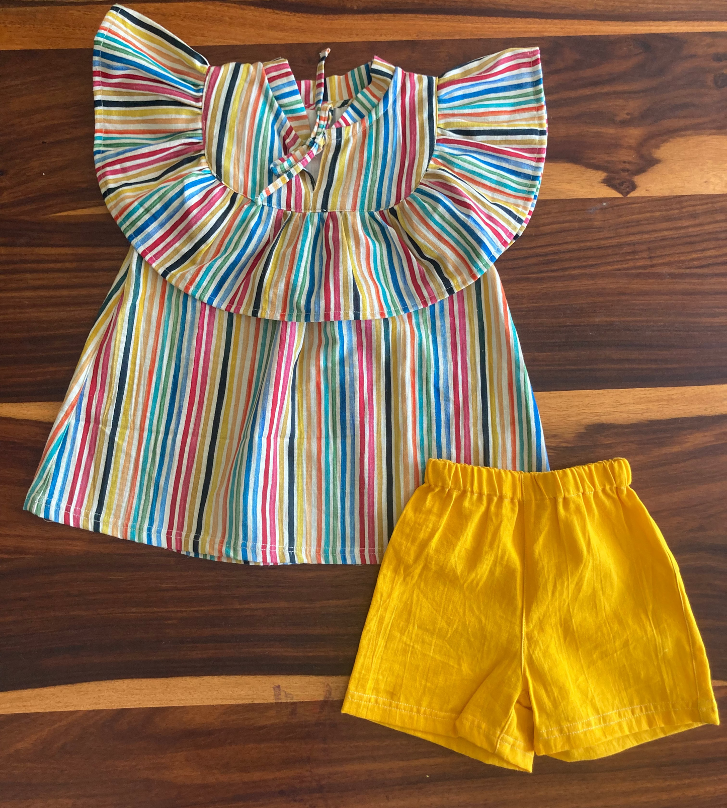 100% cotton Flutter Tunic Two-Piece Set for Kids | Toddlers