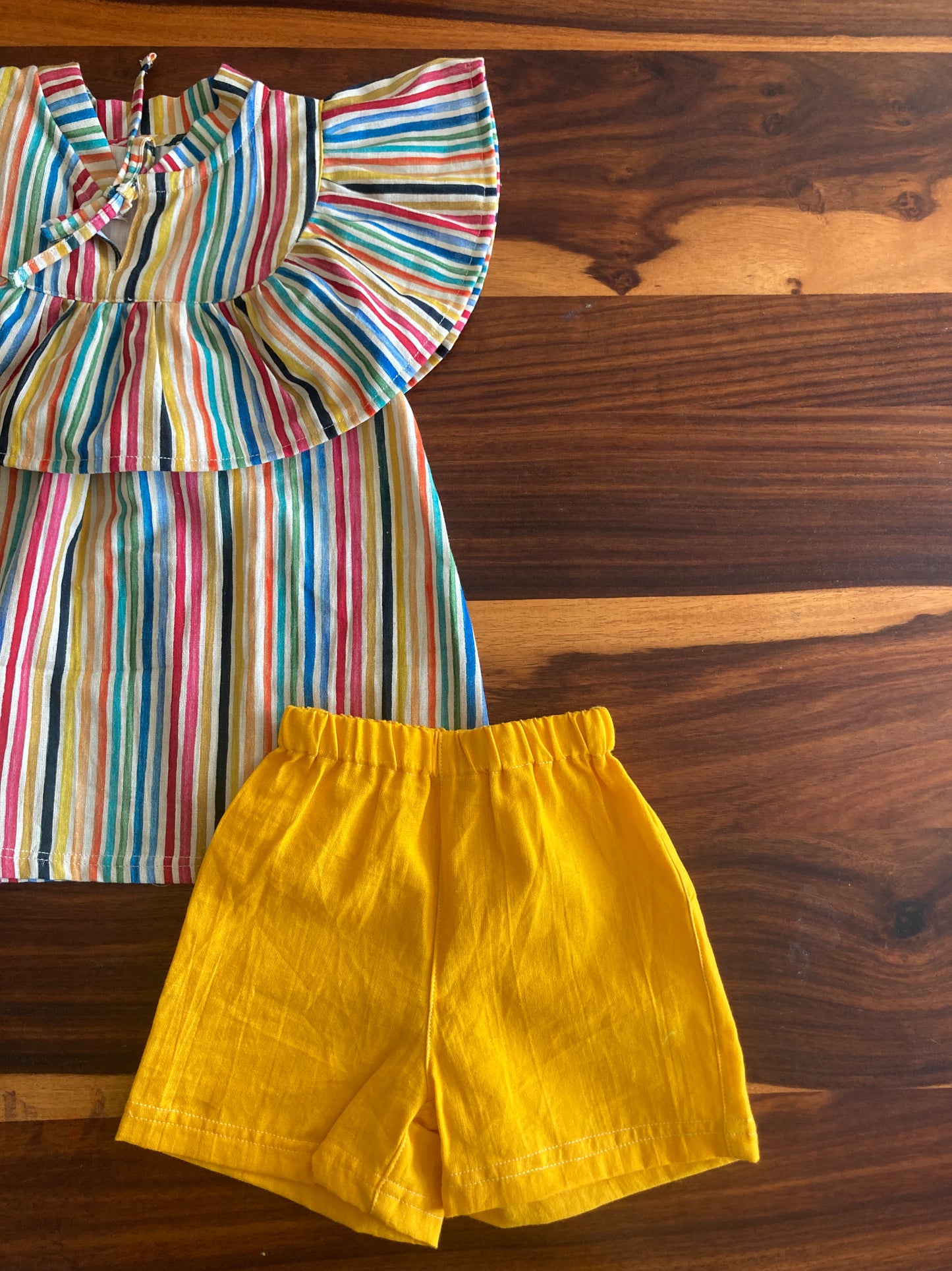 100% cotton Flutter Tunic Two-Piece Set for Kids | Toddlers