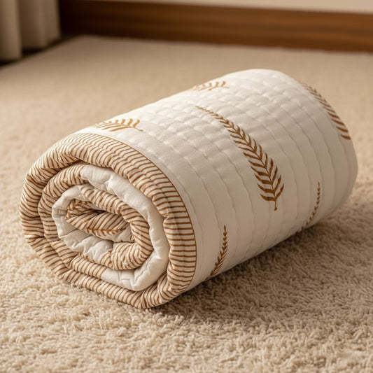 'Loom'- 100% Soft Cotton Quilt/Blanket- Handcrafted in Jaipur