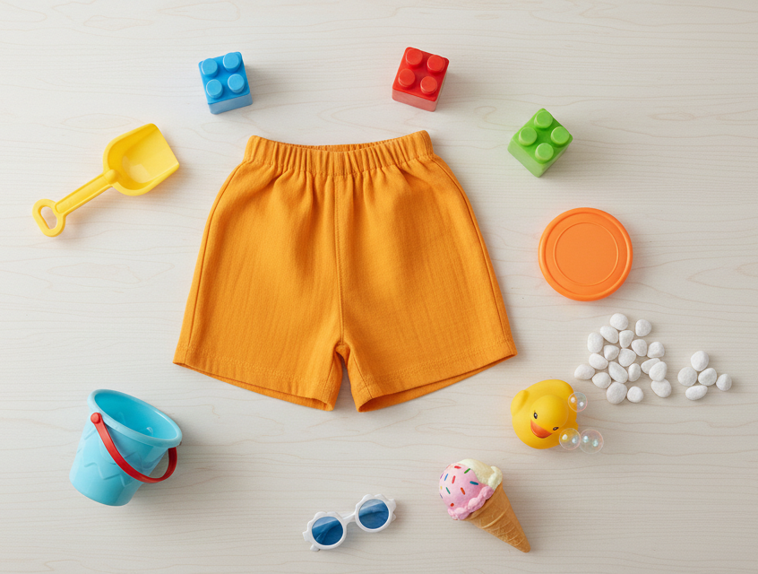 100% Cotton Unisex Casual Summer Shorts