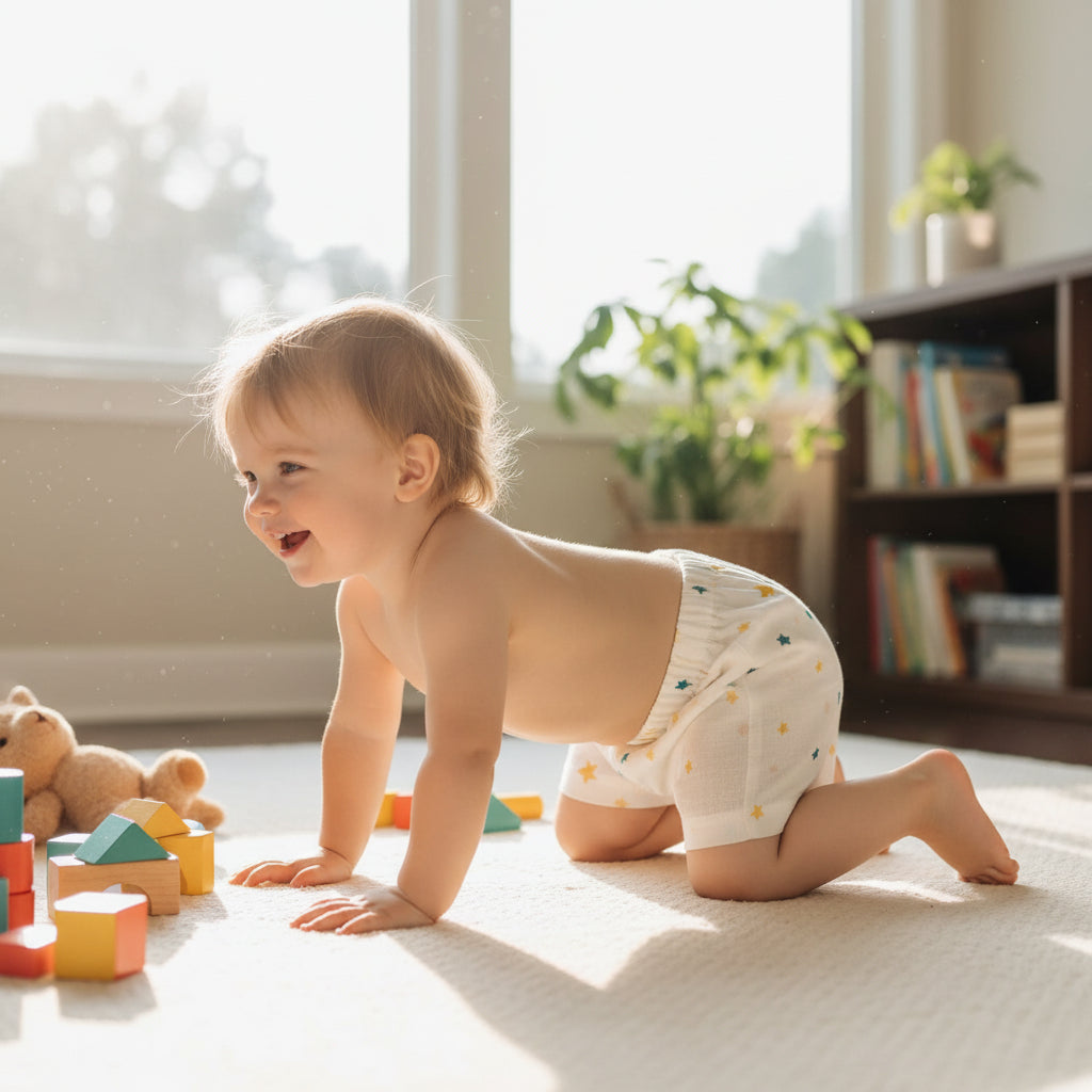 Fun Print Cotton Shorts for Babies & Toddlers – Soft Elastic Waist