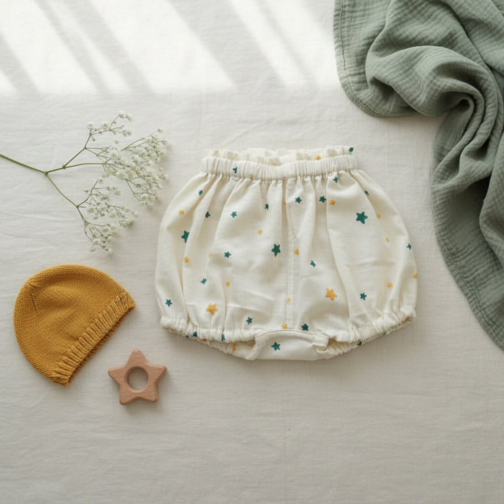100% Soft Cotton Baby Bloomers