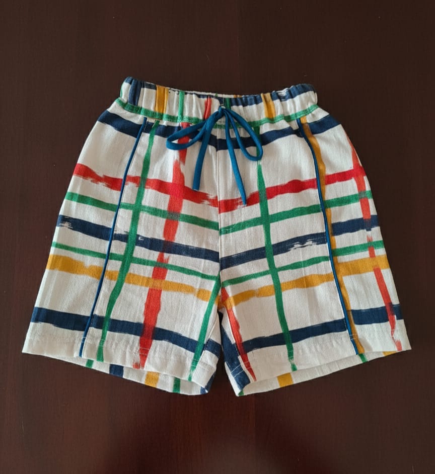 Fun Print Cotton Shorts for Babies & Toddlers – Soft Elastic Waist
