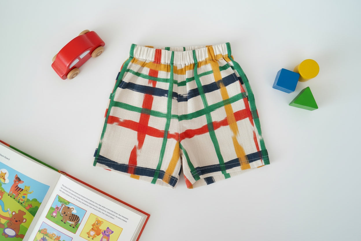100% Cotton Unisex Casual Summer Shorts