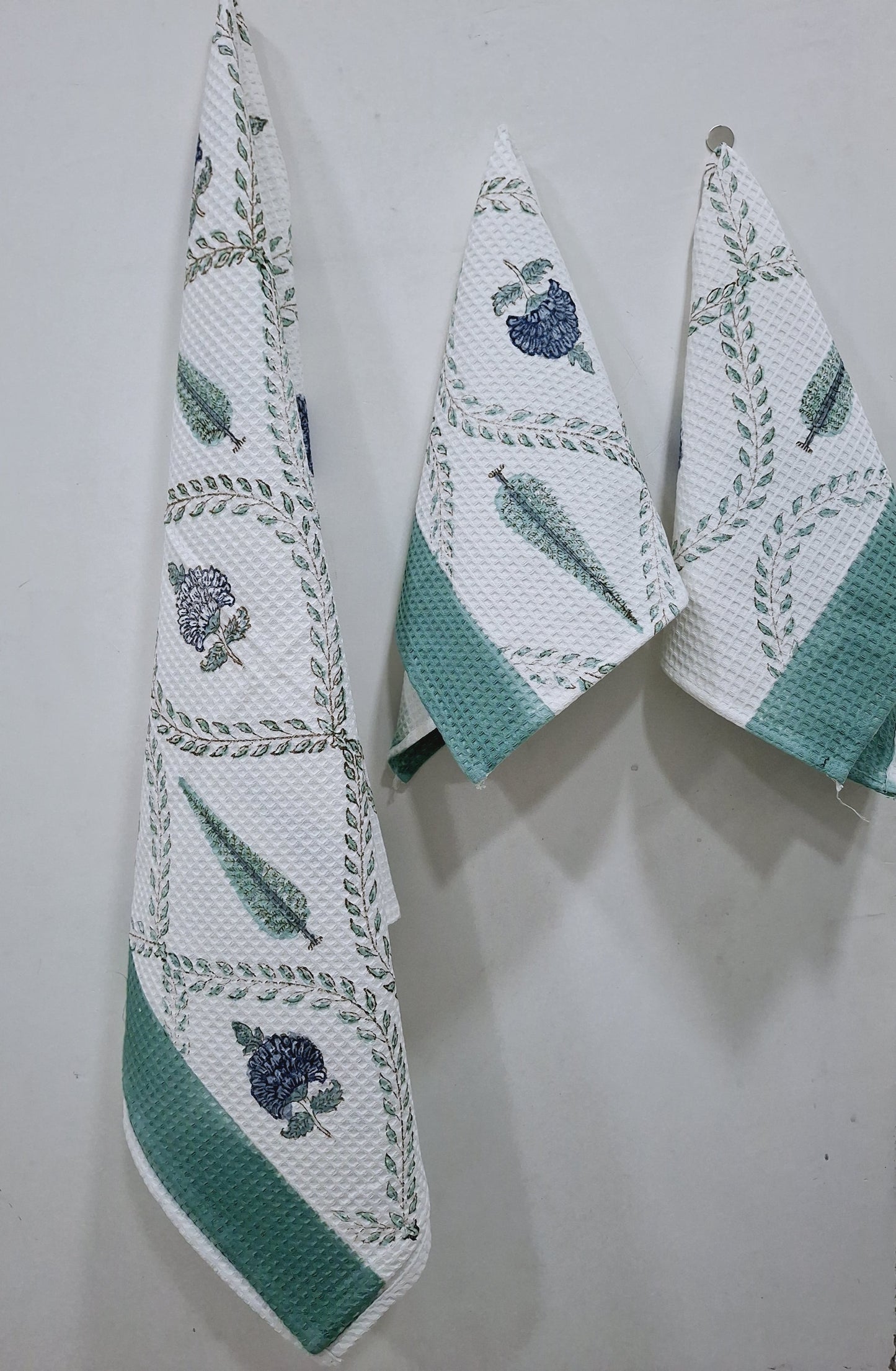Waffle towel sets