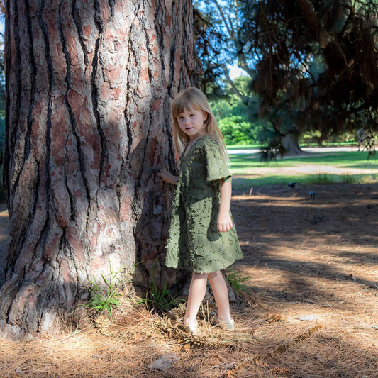 Nyla - Textured Cotton Dress